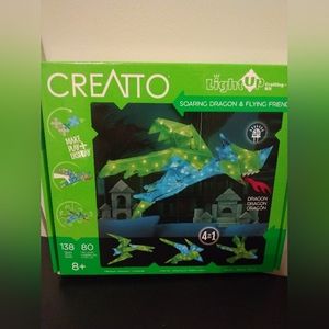 💡IMAGINATION: Building Toy; Soaring Dragon with LED light up effect.